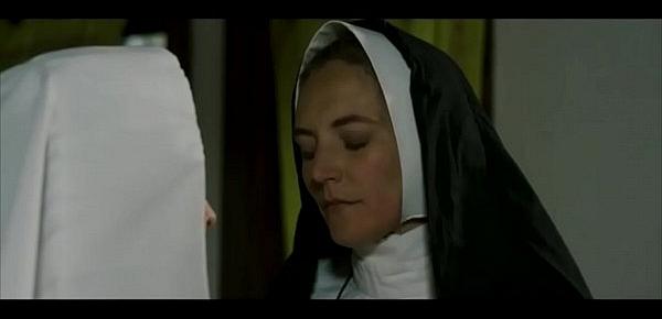  Blonde innocent nun needs forgiveness from older sister